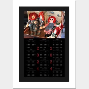 Raggedy Ann & Andy • 2024 Year-at-a-glance Calendar Posters and Art